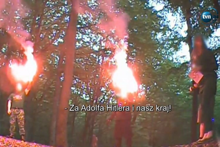 Jest akt oskarżenia przeciwko jednemu z uczestników urodzin Hitlera w lesie, Superwizjer TVN