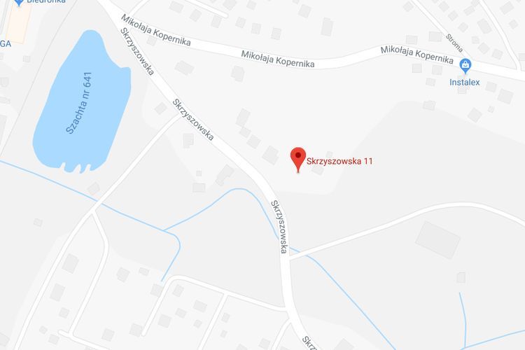 Śmierć 55-latka w lesie w Wodzisławiu. Morderstwo?, google maps
