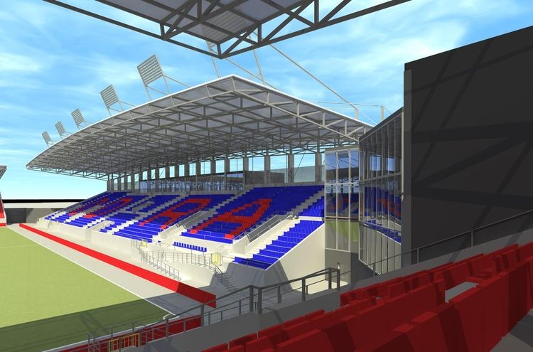 Radni chcą modernizacji stadionu Odry. A pamiętacie plany sprzed lat?, 