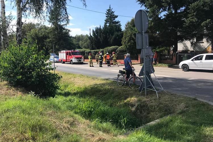 Potrąciła kobietę i dwójkę dzieci, Wodzisław Śląski i okolice-Informacje drogowe 24H