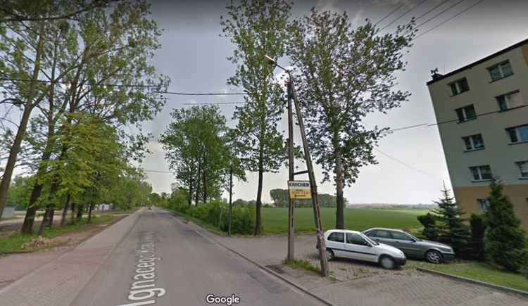 Chodnik i ścieżka rowerowa na Kraszewskiego zostaną ukończone, Google Maps
