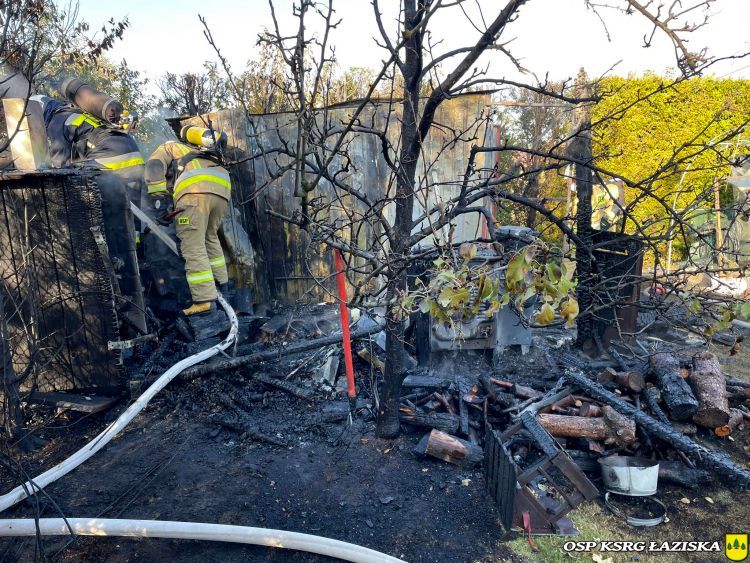 Godów: groźne pożary w Skrzyszowie i Łaziskach, OSP KSRG Łaziska, OSP Godów