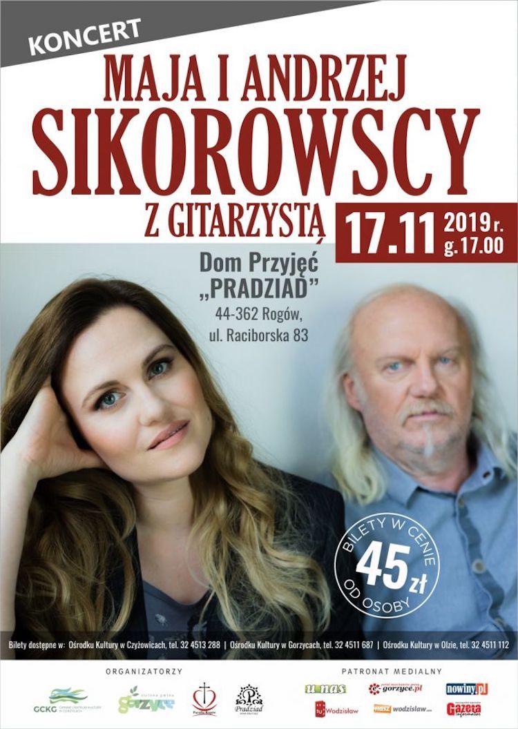 Koncert Andrzeja Sikorowskiego w duecie z córką - Mają Sikorowską, Materiały prasowe