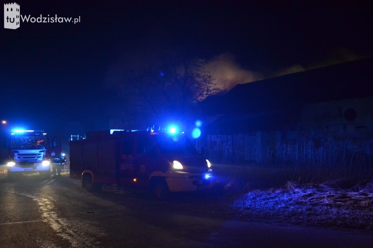 Pożar byłego PGR-u w Turzy Śląskiej. Strażacy walczyli z ogniem przez całą noc, Wacław Wrana
