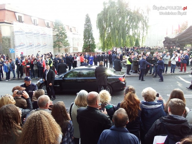 Policjanci, antyterroryści, pirotechnicy  i snajperzy zabezpieczali wizytę prezydenta, Tomasz Raudner, KPP Wodzisław