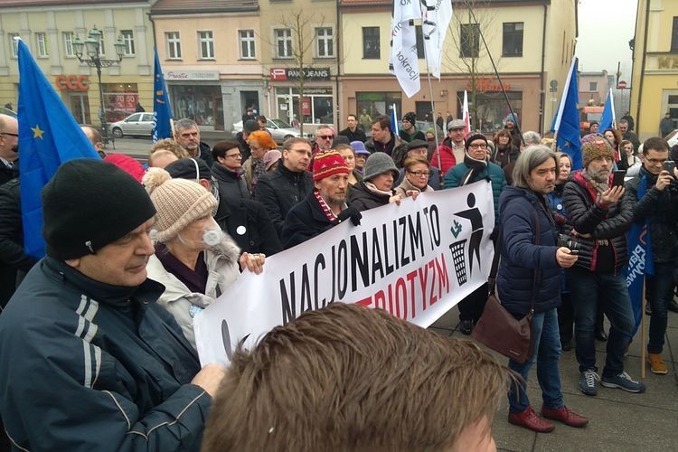 Wodzisław wolny od faszyzmu - manifestacja na rynku, Tomasz Raudner