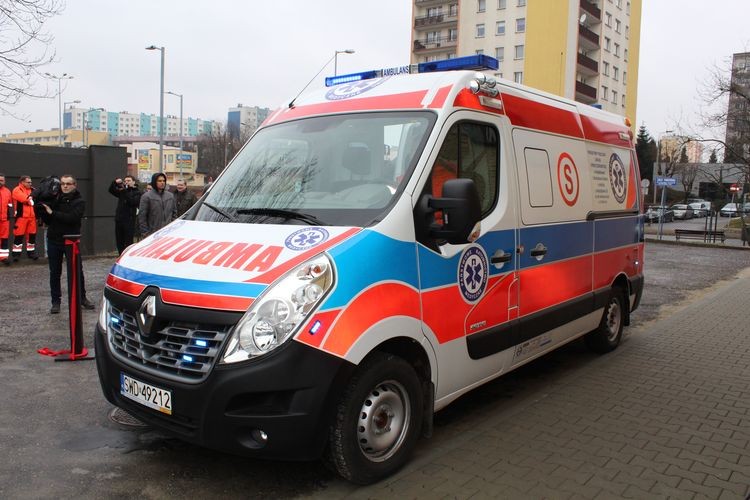 Przekazanie nowoczesnego ambulansu szpitalowi w Wodzisławiu Śl., Tomasz Raudner