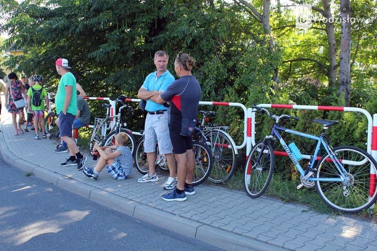 Mieszkańcy Mszany i Połomi kibicują kolarzom podczas Tour de Pologne, Tomasz Raudner