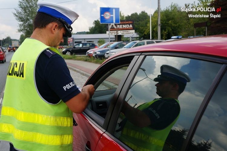 Alkohol i narkotyki – 1200 zbadanych kierowców, policja Wodzisław Śląski