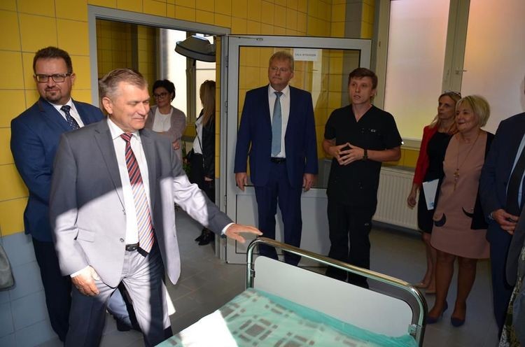 Otwarcie Pracowni Badań Endoskopowych w Szpitalu w Rydułtowach, Starostwo Powiatowe w Wodzisławiu Śląskim