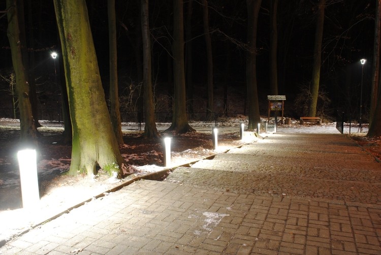 Park w Radlinie ma już nowe oświetlenie, Materiały prasowe