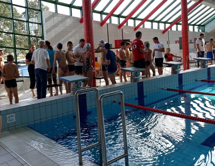 Gorzyce: uczniowie rywalizowali w zawodach pływackich - zdjęcia, Materiały prasowe