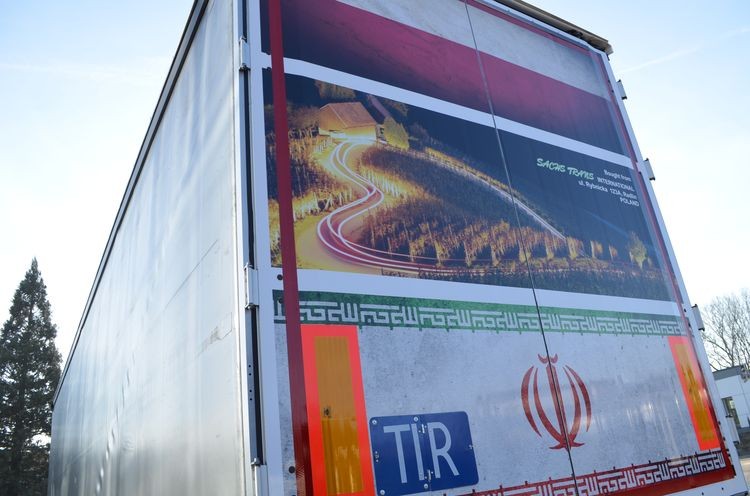 Irański kierowca właśnie odebrał swoją ciężarówkę w Radlinie, Jakub Prokop