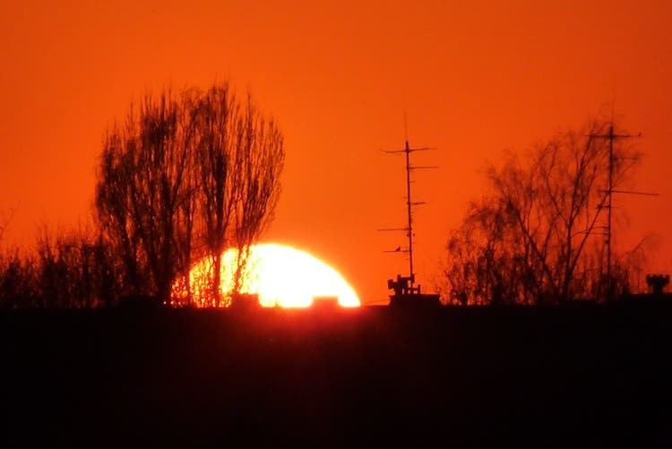 Zachód słońca w Wodzisławiu Śląskim, Marek Tomczyk