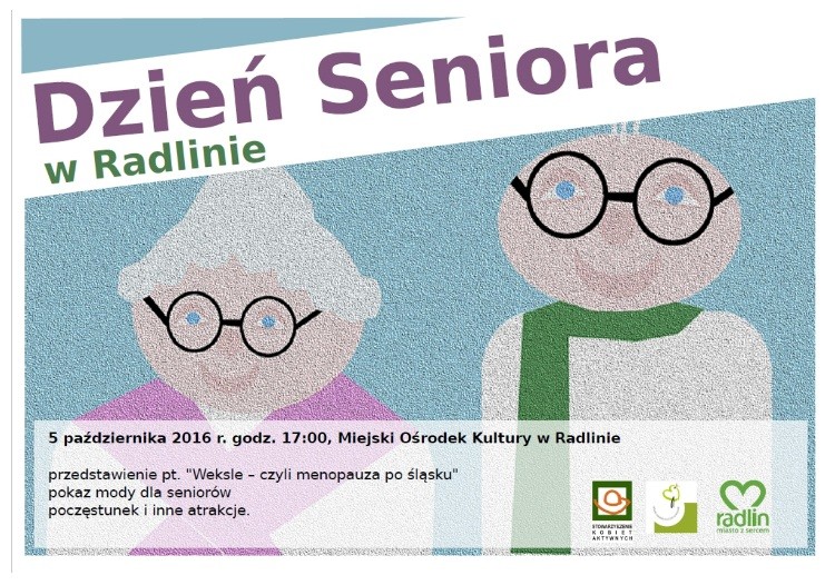 Pokaz mody i spektakl dla seniorów w Radlinie!, materiały prasowe MOK Radlin