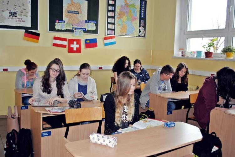 W rydułtowskim LO przekonują, że język niemiecki ma klasę, materiały prasowe Starostwo Powiatowe w Wodzisławiu Śląskim