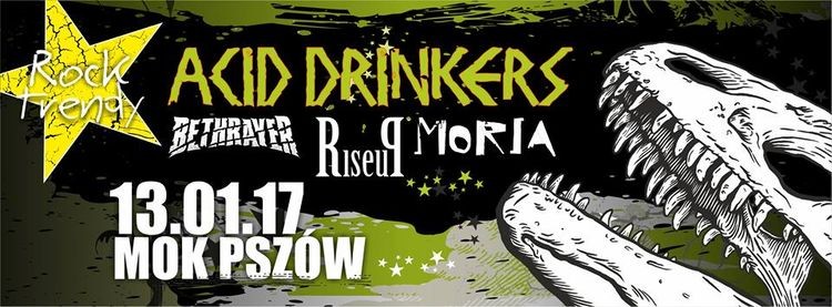Acid Drinkers zagra na Rock Trendach 2017, Facebook.com/rocktrendy/