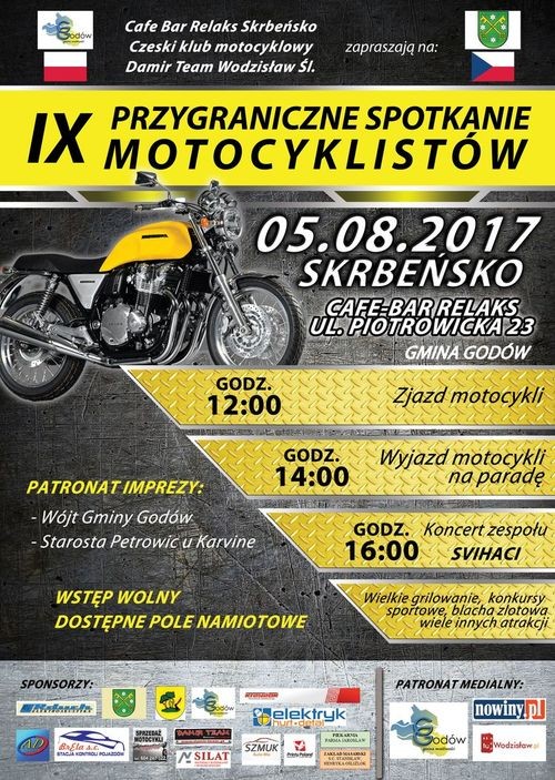 Skrbeńsko: IX Przygraniczne Spotkanie Motocyklistów i Festyn Rodzinny, Materiały prasowe