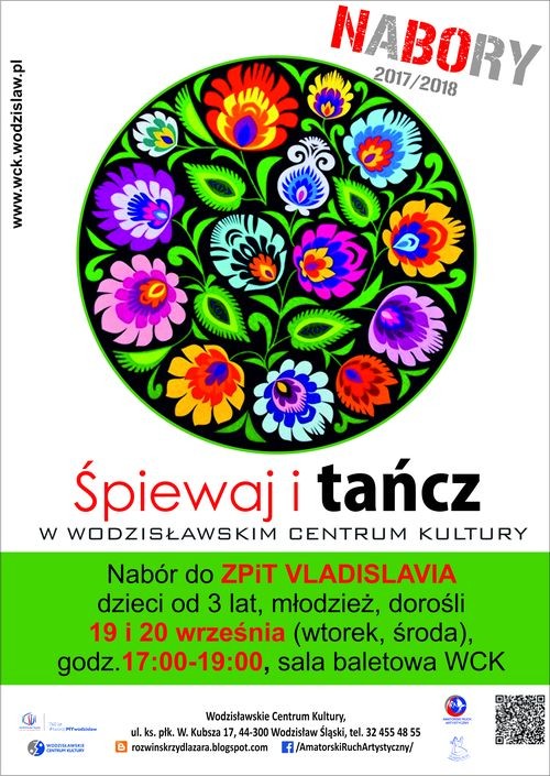Dołącz do Vladislavii! Trwa nabór do zespołu, Wodzisławskie Centrum Kultury