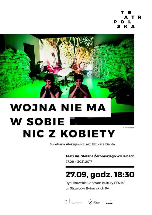 „Wojna nie ma w sobie nic z kobiety”, czyli spektakl dla dorosłych w RCK, Rydułtowskie Centrum Kultury