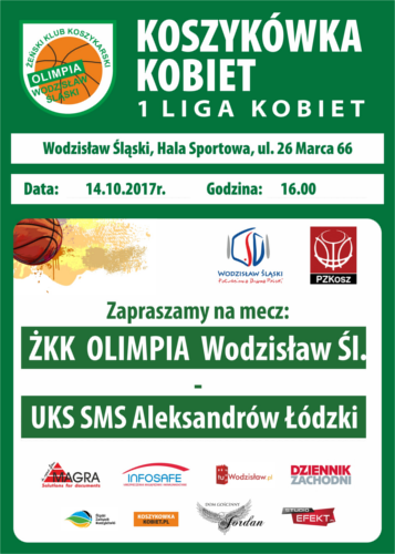 Koszykówka: Pierwsze spotkanie Olimpii przed własną publicznością w tym sezonie, Olimpia Wodzisław