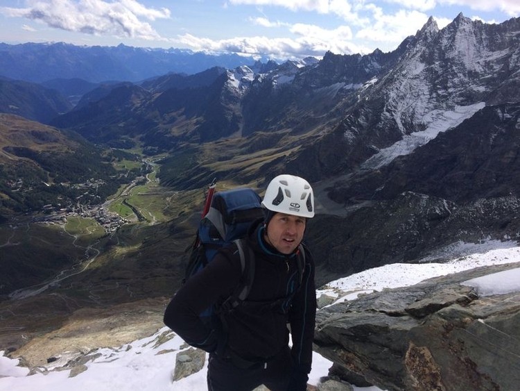 Ludzie z pasją: strażacy z Rydułtów podjęli próbę wspinaczki na Matterhorn, KPPSP Wodzisław