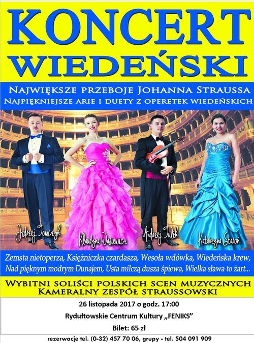 Wybitni soliści polskich scen muzycznych wystąpią w RCK, Rydułtowskie Centrum Kultury