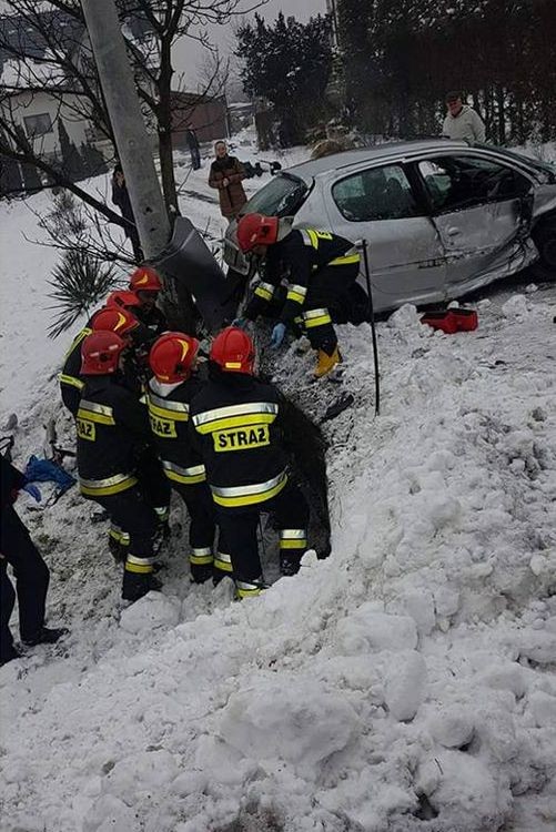 Groźny wypadek na Wilchwach (zdjęcia), Wodzisław Śląski i okolice-Informacje drogowe 24H