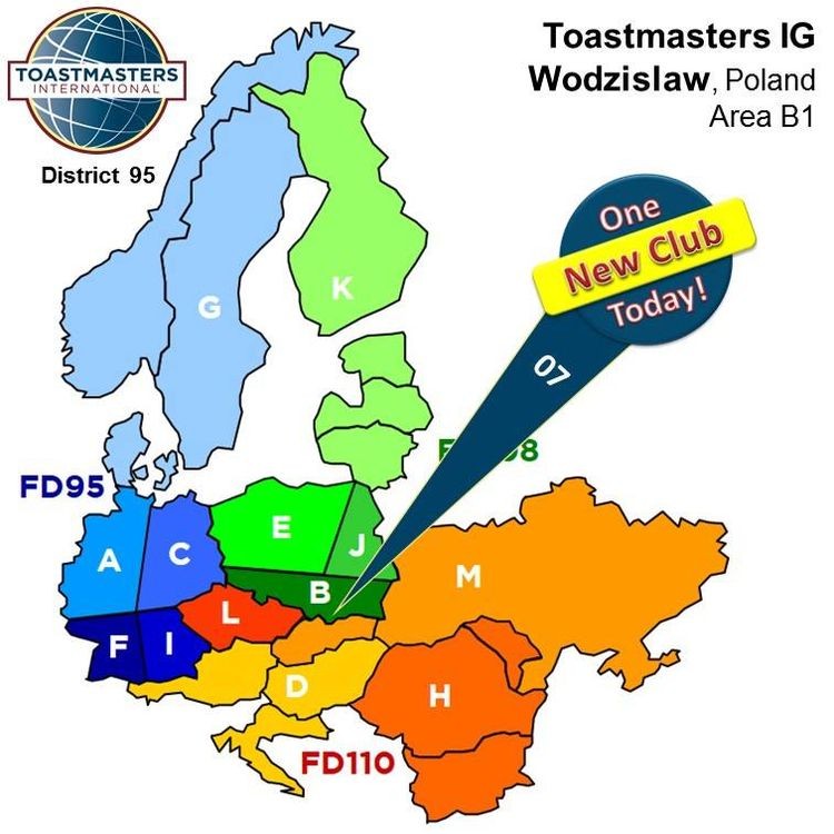 W Wodzisławiu powstał klub Toastmasters, 