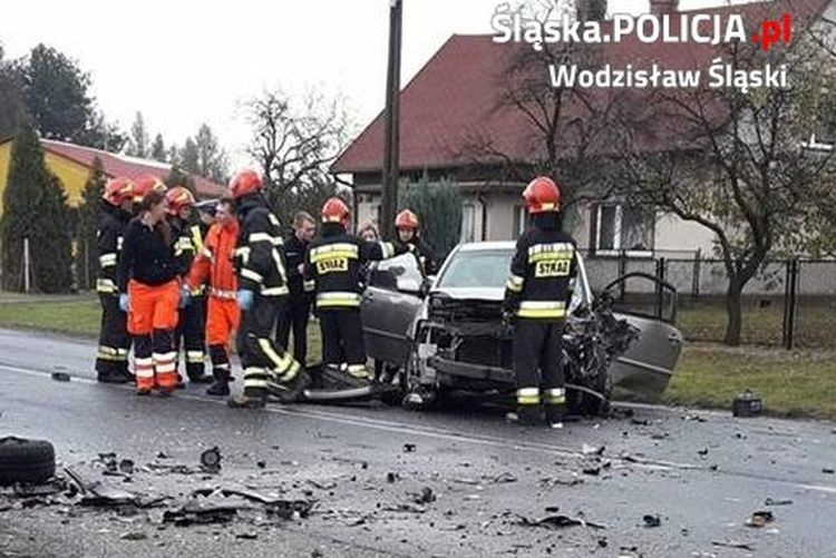 Mszana: poważny wypadek na Wodzisławskiej, Wodzisław Śląski i okolice-Informacje drogowe 24H, Policja Wodzisław Śląski