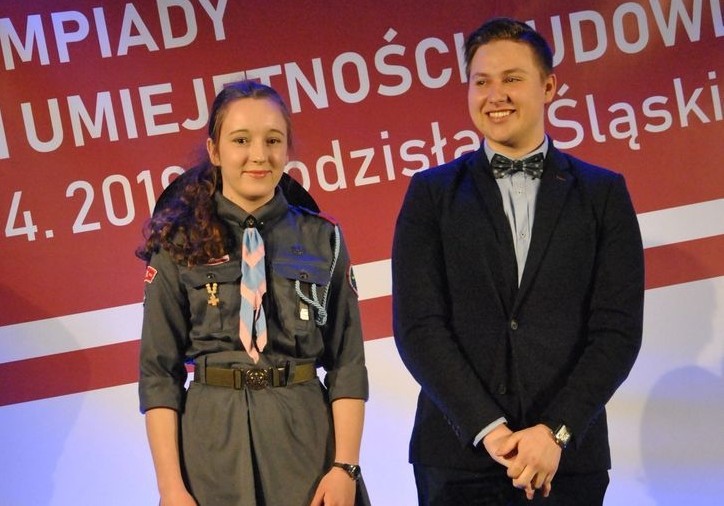 Dwóch naszych uczniów na podium Olimpiady Wiedzy i Umiejętności Budowlanych, Starostwo Powiatowe w Wodzisławiu Śląskim