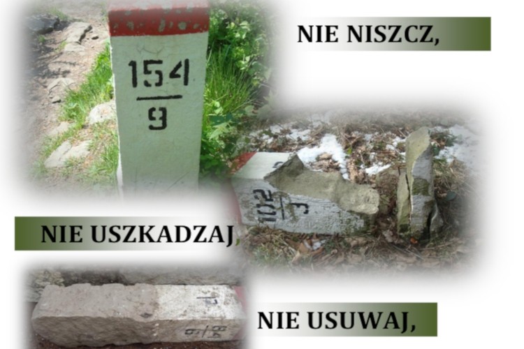 Niszczenie znaków granicznych jest przestępstwem, Śląski Oddział Straży Granicznej