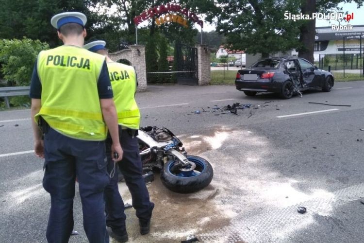 Strażak OSP Rydułtowy zginął w wypadku motocyklowym, KMP Rybnik