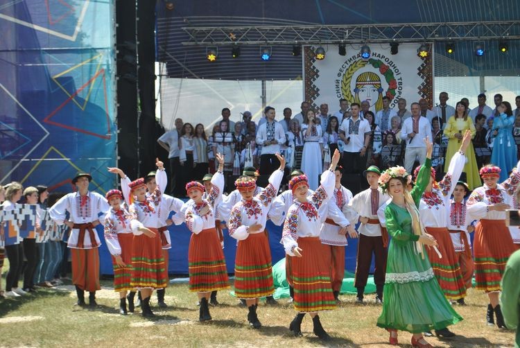 Radlin na ukraińskim festiwalu folkowym, 