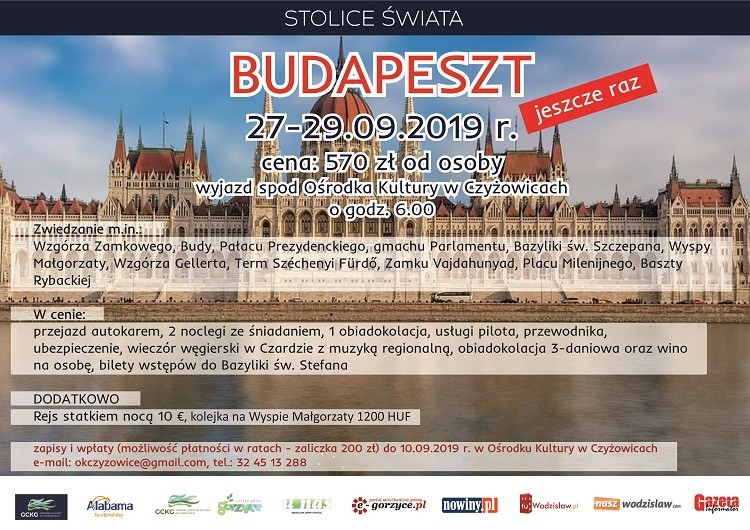 Weekend w Budapeszcie, a święta w Zakopanem z GCK!, 