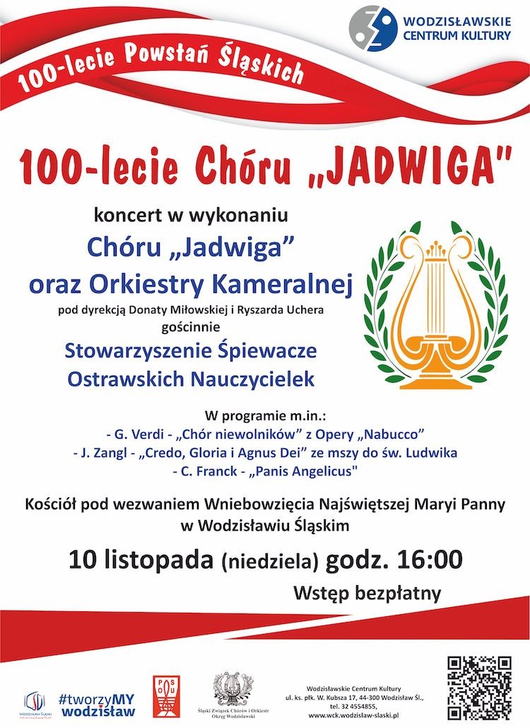 Koncert na 100-lecie Chóru „Jadwiga”, Materiały prasowe