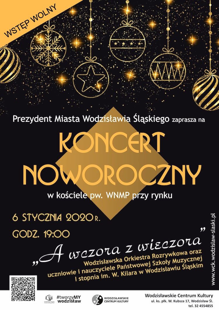 Koncert noworoczny w Wodzisławiu, materiały prasowe