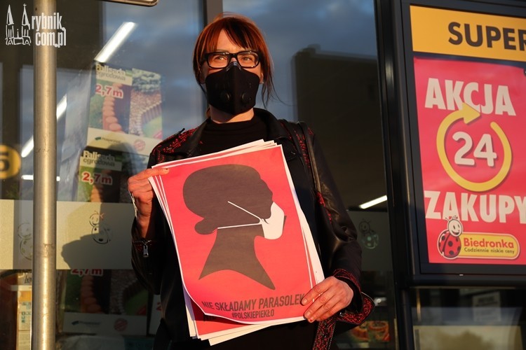 Nie chcą zakazu aborcji. Niecodzienny protest wodzisławianek w Rybniku,  Bartłomiej Furmanowicz