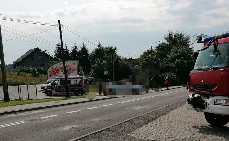 Marklowice: kierowca bmw potrącił rowerzystę, Facebook / Wodzisław Śląski i okolice-Informacje drogowe 24H