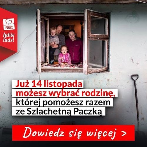 Szlachetna Paczka w Wodzisławiu: już jutro otwarcie bazy rodzin, mat. prasowe