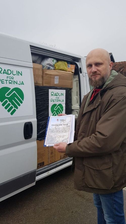 Pomoc z Radlina dotarła na Chorwację, UM Radlin