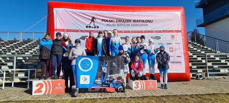 UKS Strzał z medalami podczas mistrzostw Polski w biathlonie, UKS Strzał Wodzisław