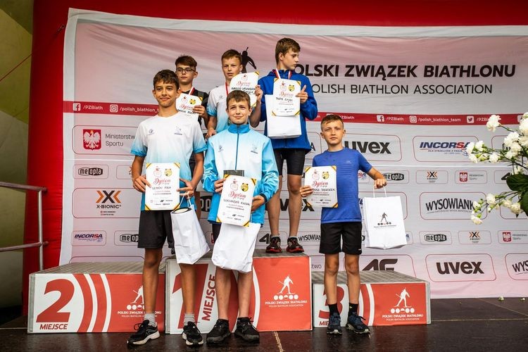Sukces biathlonistów. Siedem medali Mistrzostw Polski, UKS Strzał Wodzisław