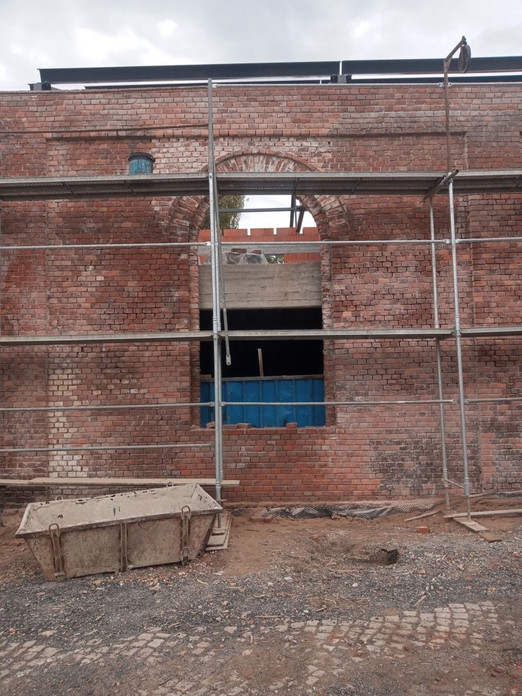 Pszów: ParkAny. Trwają prace remontowe w budynku Szybu Jan (foto), miasto Pszów