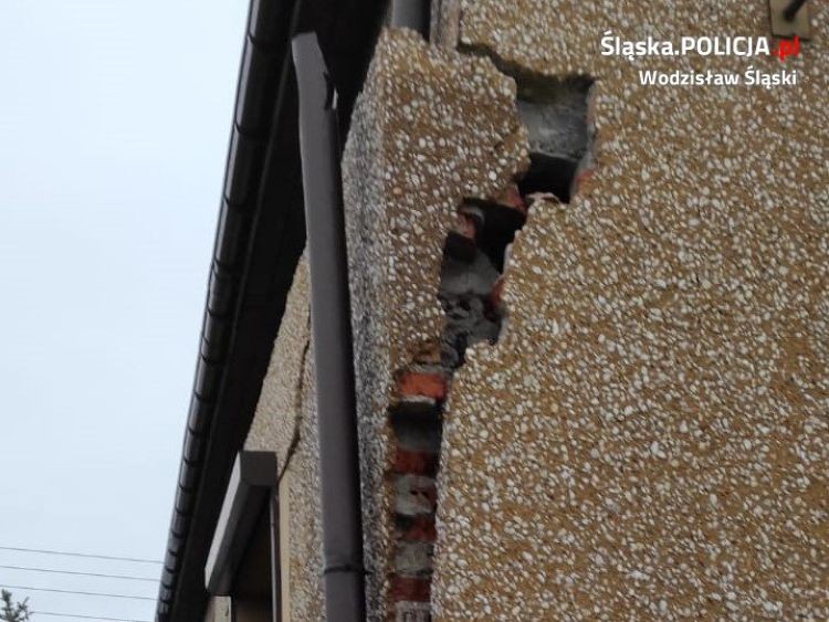 Olza: Wybuch gazu w budynku. Wewnątrz byli mężczyźni, KPP Wodzisław