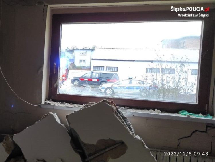 Olza: Wybuch gazu w budynku. Wewnątrz byli mężczyźni, KPP Wodzisław