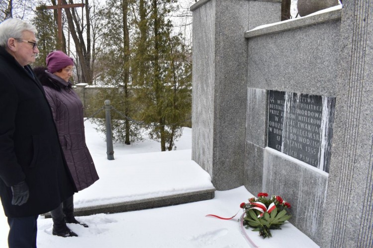 79. rocznica Marszu Śmierci. Był to jeden z ostatnich zbrodniczych aktów II Wojny Światowej, Powiat Wodzisławski