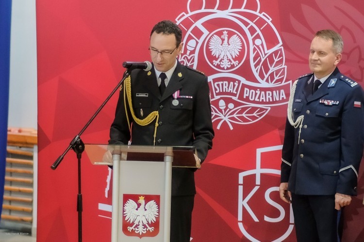 Wojciech Kruczek Śląskim Komendantem Wojewódzkim PSP. Urodził się w Wodzisławiu, KW PSP 