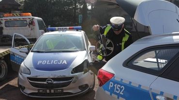 Zderzenie radiowozu z fordem w Radlinie. Policjant nie zachował ostrożności