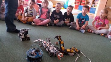 Przedszkolaki z Wodzisławia w krainie robotów
